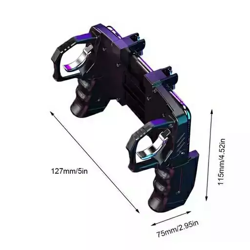 دسته بازی PUBG مدل k21 و همراه با آستین کنترل کننده