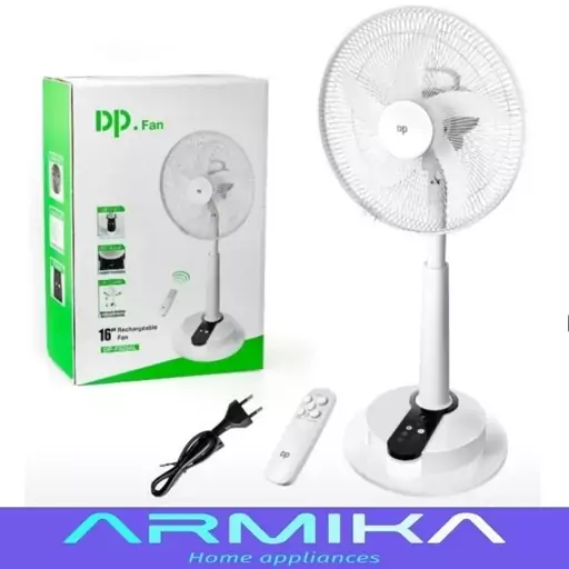 پنکه ایستاده شارژی برند DP  مدل DP-F503AL