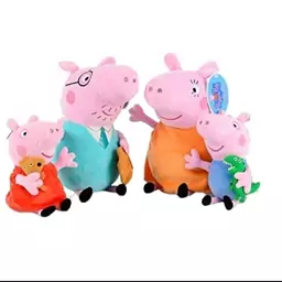 عروسک پپاپیگ خانواده(peppa family )ارتفاع 40 سانتی متر