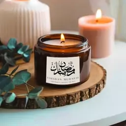 رمضان .هدیه مناسب ماه رمضان .شمع معطر گیفت سایز 2