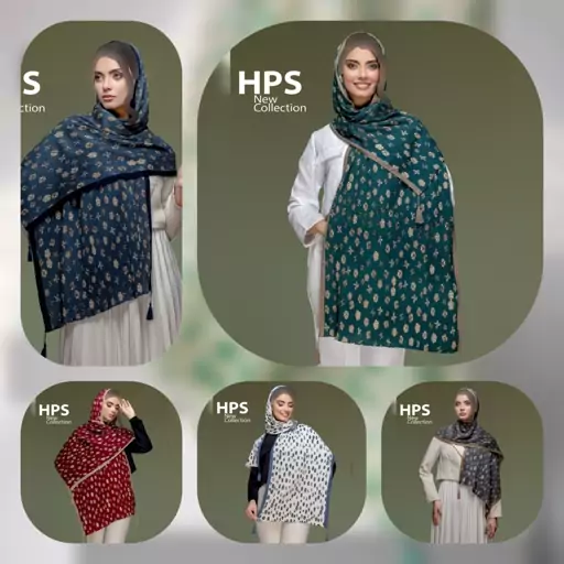 شال کریشه نخ پنبه برند hps  کد 5747 خوش ایست و زیبا