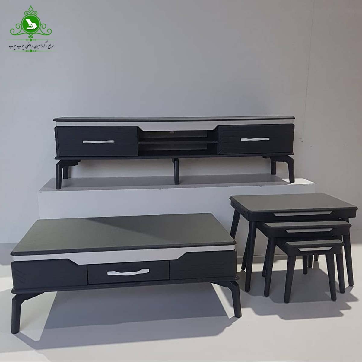 ست میز تلویزیون و جلو مبلی مدل دلوین (پرداخت کرایه پس از تحویل)