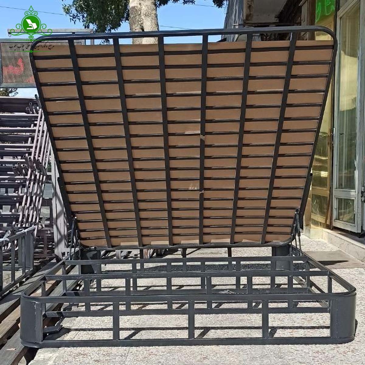 کفی تخت دو نفره جکدار با ورق MDF عرض 180 (پرداخت کرایه پس از تحویل)
