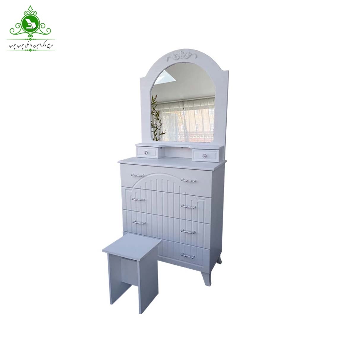 میز آرایش چهار کشو مدل آرتا (پرداخت کرایه پس از تحویل )