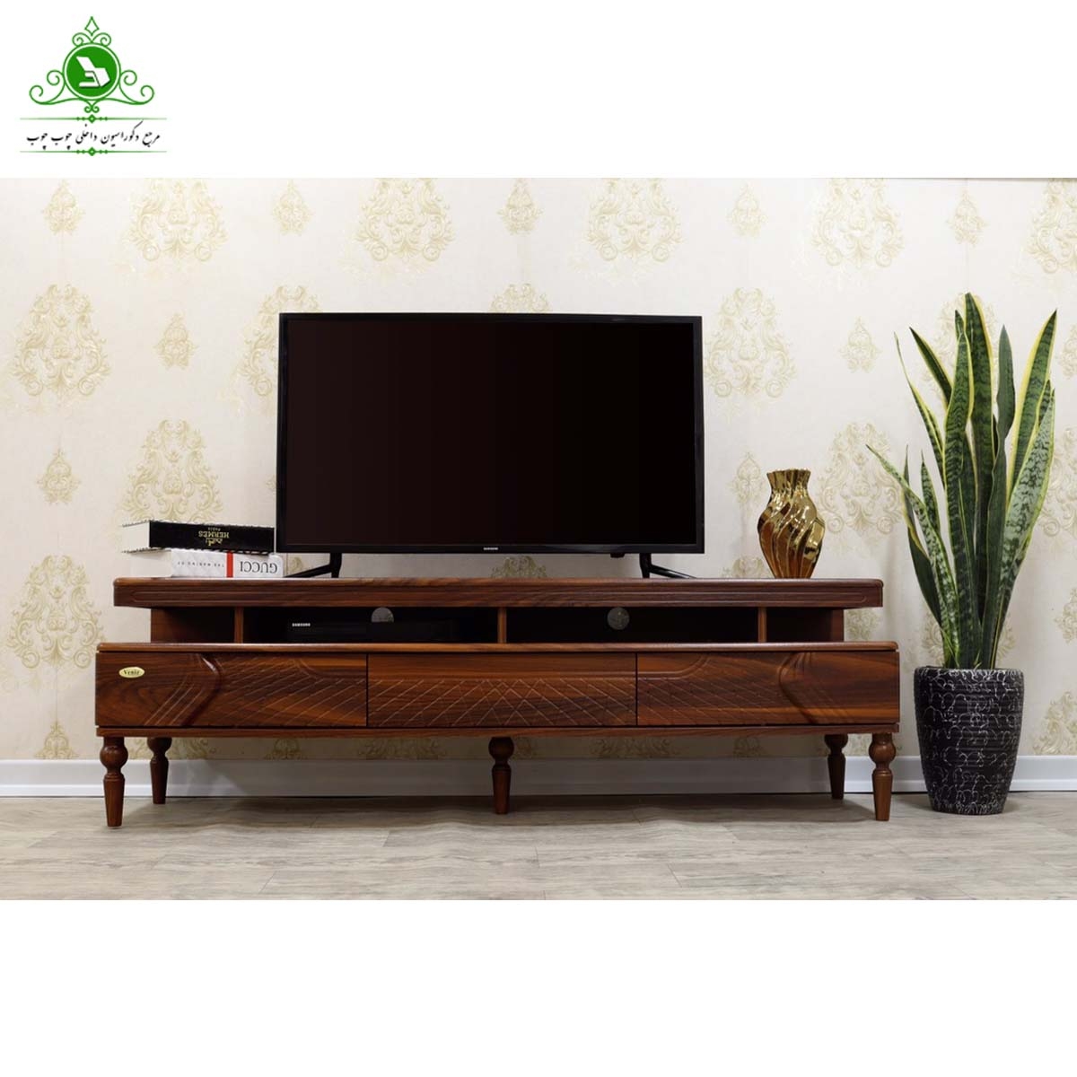 میز تلویزیون MDF وکیوم مدل 603 (پرداخت کرایه پس از تحویل)