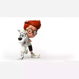 عکس روی تخته شاسی کارتون mr peabody dog