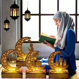 بیس خام تندیس ماه رمضان وعید(فطر) مبارک،ورق 3میل ام دی اف