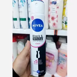 اسپری ضد تعریق نیوا NIVEA اورجینال مدل BLACK AND WHITE  حجم 250 میل