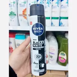 اسپری ضد تعریق نیوا NIVEA اورجینال مدل BLACK AND WHITE  مردانه حجم 250 میل