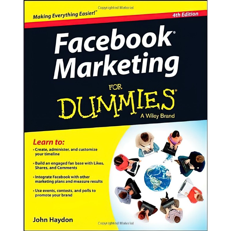 کتاب Facebook Marketing For Dummies اثر John Haydon انتشارات For Dummies