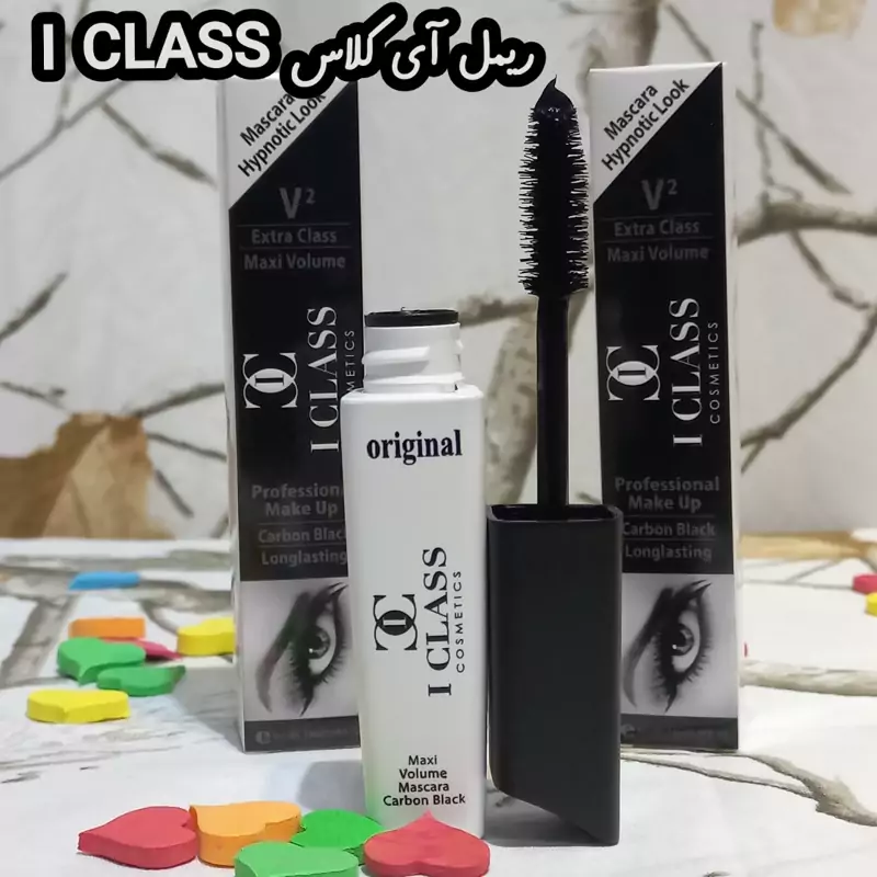 ریمل مویی ICLASS حجم دهنده قوی ضد اب و با ماندگاری بالا بدون حساسیت