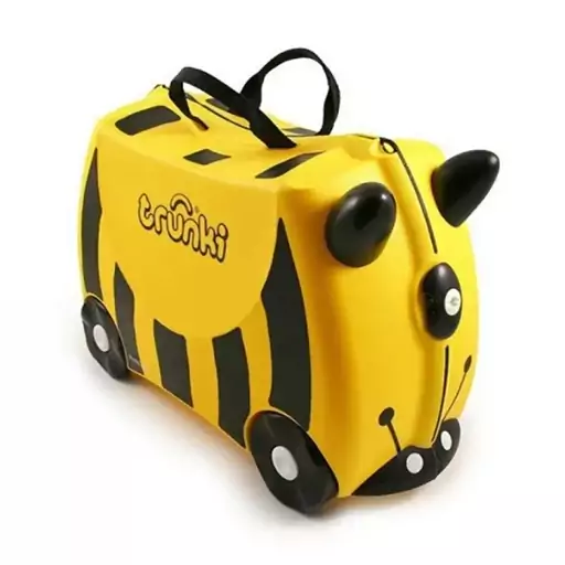 چمدان سواری کودک با ظرفیت 18 لیتر طرح زنبور مدل 0044 Trunki 18L