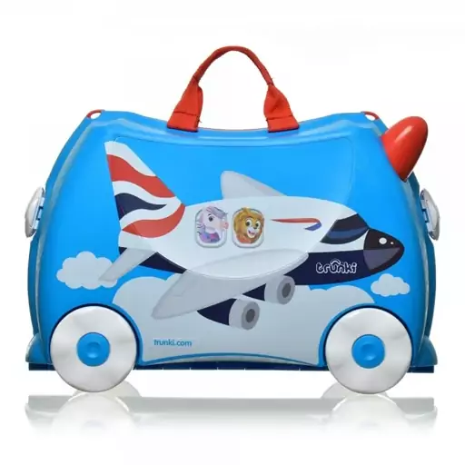 چمدان سواری کودک با ظرفیت 18 لیتر طرح هواپیما مدل 00351 Trunki 18L