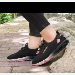 کفش کتونی آدیداس adidas مشکی زنانه کتانی زنانه آدیداس زیره دو رنگ