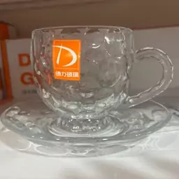 فنجان نعلبکی وارداتی deli glassموجود در دوطرح