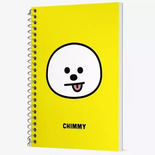 دفتر زبان دو خط 50 برگ خندالو طرح چیمی BT21 Chimmy  کد 18641