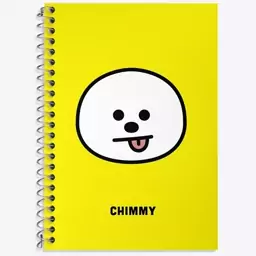 دفتر زبان دو خط 50 برگ خندالو طرح چیمی BT21 Chimmy  کد 18641