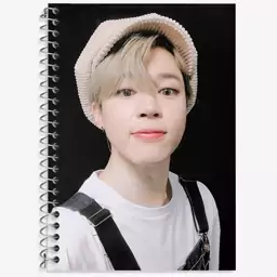 دفتر زبان دو خط 50 برگ خندالو طرح جیمین Jimin گروه بی تی اس BTS کد 15089