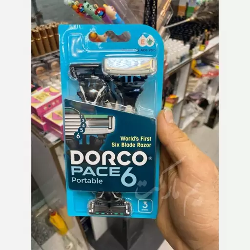 ژیلت دورکو شش تیغ بسته 3تاییDORCO محصول اورجینال ویتنام