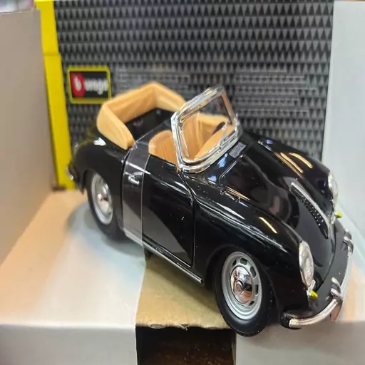 ماکت ماشین فلزی Burago porsche 356 cabrioletمقیاس 1/24