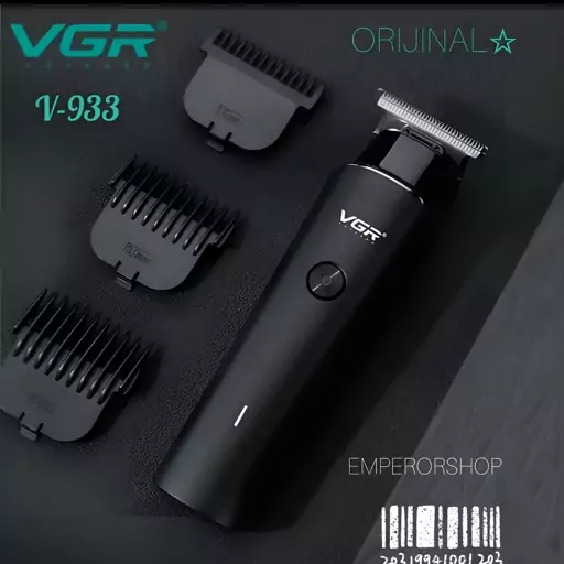 ماشین اصلاح سر صورت و بدن وی جی آر VGR مدل V-933 اصل ریش تراش خط زن حجم زن 