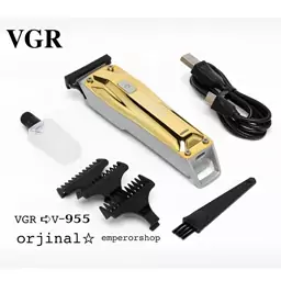 ریش تراش خط زن و صفر زن وی جی آر VGR مدل V-955 اصل ماشین اصلاح سر و صورت vgr 