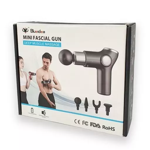 ماساژور تفنگی بلوآیدیا مدل323 Blueidea 322 Mini Fascial Gun Massager