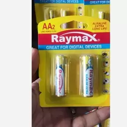 باتری دوتایی قلمی Raymax Alkaline Extra LR6 1.5V AA