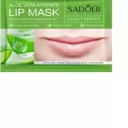 ماسک ورقه ای سادور SADPER مخصوص لب LIP MASKحاوی عصاره آلوئه ورا   ALOE VERA HYDRATEوزن 8 گرم، چین 