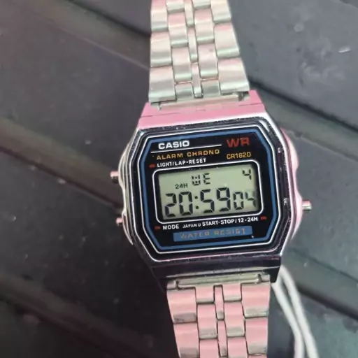 ساعت کاسیو نوستالژی موتور ژاپن بدنه استیل زنانه  Casio