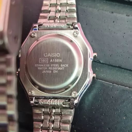 ساعت کاسیو نوستالژی موتور ژاپن بدنه استیل زنانه  Casio