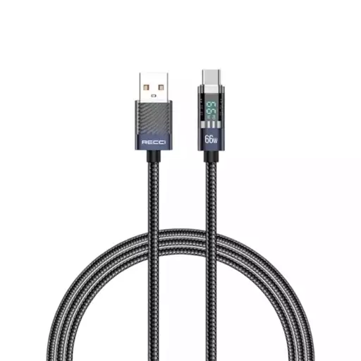 کابل USB-A به Type-C رسی 66 وات مدل RS16C 