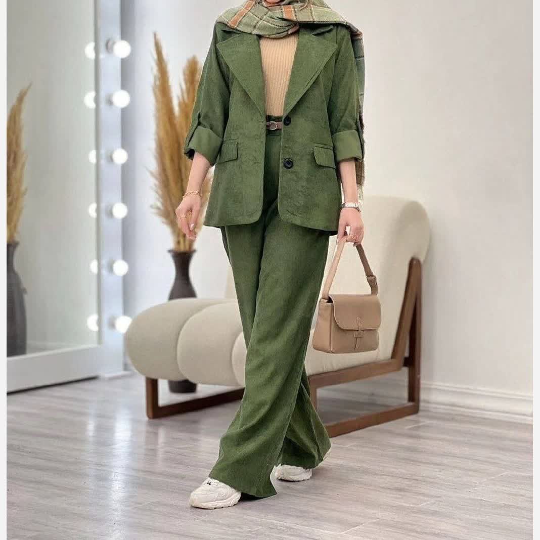 کت و شلوار مخمل شیک