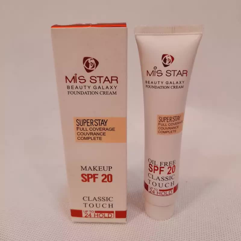کرم پودر میس استار شماره 302 تیوپی SPF20 حجم 40 میل تاریخ انقضا جدید