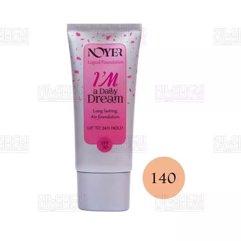 کرم پودر نویر نرمال تیوپی با 30درصد ضد آفتاب SPF30 شماره 140