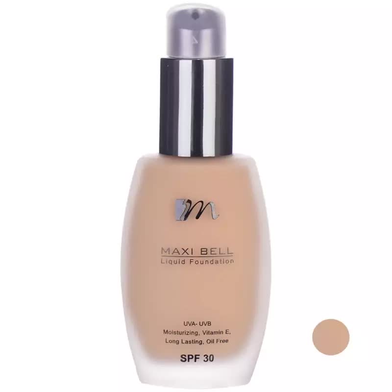 کرم پودر مکسی بل (Maxi Bell) مدل llv شماره 204 حجم 35 میلی لیتر