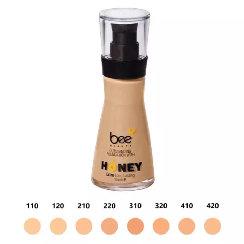 کرم پودر بی بیوتی شماره Bee Beauty 120غنی شده با عسل