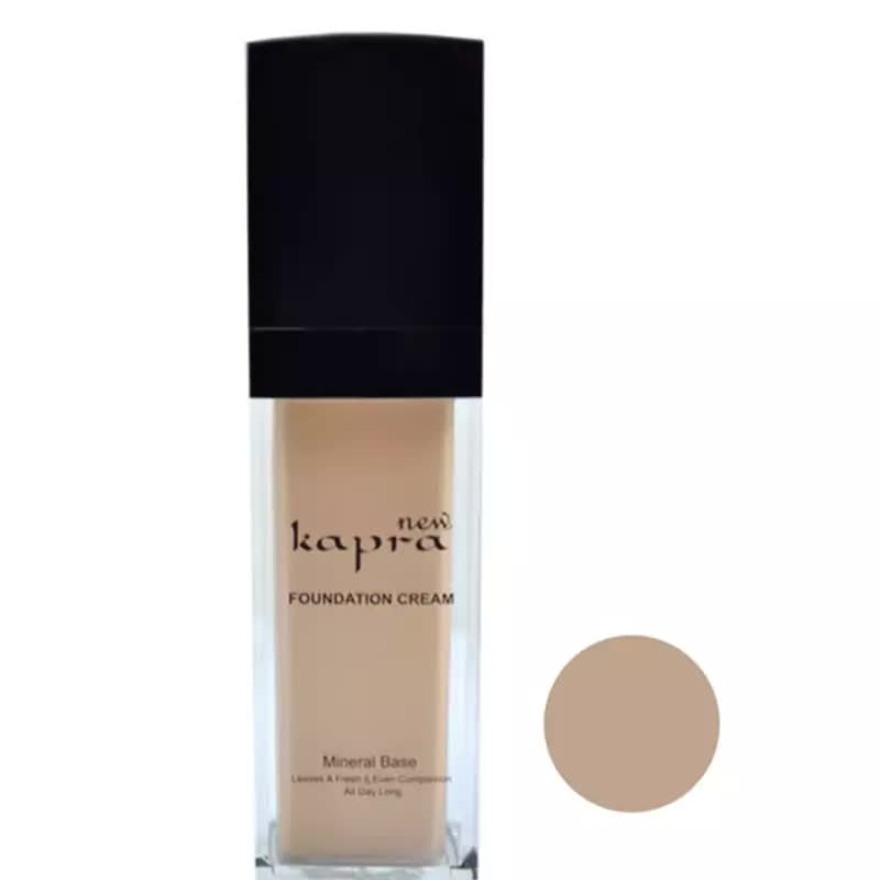 کر م پودر کاپرا نیوKAPRA NEWشماره403ترکیب مینرال  پوشش دهی بالا  بافت سبک مناسب انواع پوست