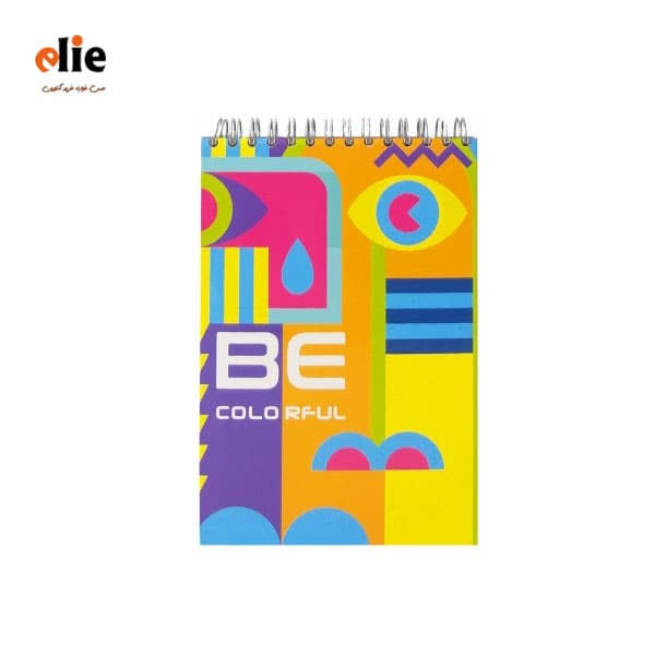 دفترچه یادداشت جلدسخت پاپکو طرح BE Color Ful