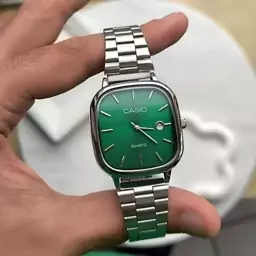 ساعت مچی مردانه کاسیو اولدمانی مربعی  casio  vintage  با جعبه و ارسال رایگان 