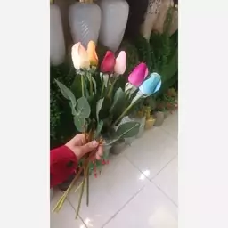 غنچه شاخه ای مصنوعی آبی کد 34(پس کرایه)