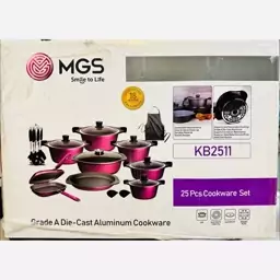 سرویس قابلمه MGS مدل 2511 اصلی 25 پارچه