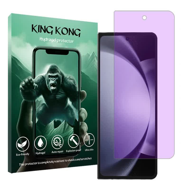 گلس سامسونگ Galaxy Z Fold5 مدل هیدروژلی ضداشعه بنفش برند کینگ کونگ