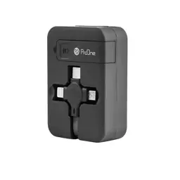 کابل تبدیل USB به USB-C / microUSB / لایتنینگ پرووان مدل PCC365R طول 1 متر