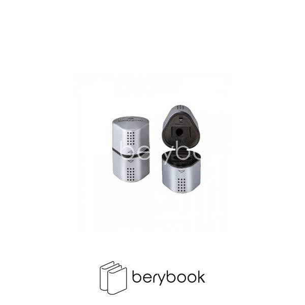 faber castell / فابر کاستل / تراش / triosharpener grip / سه قلو / طوسی / 838005