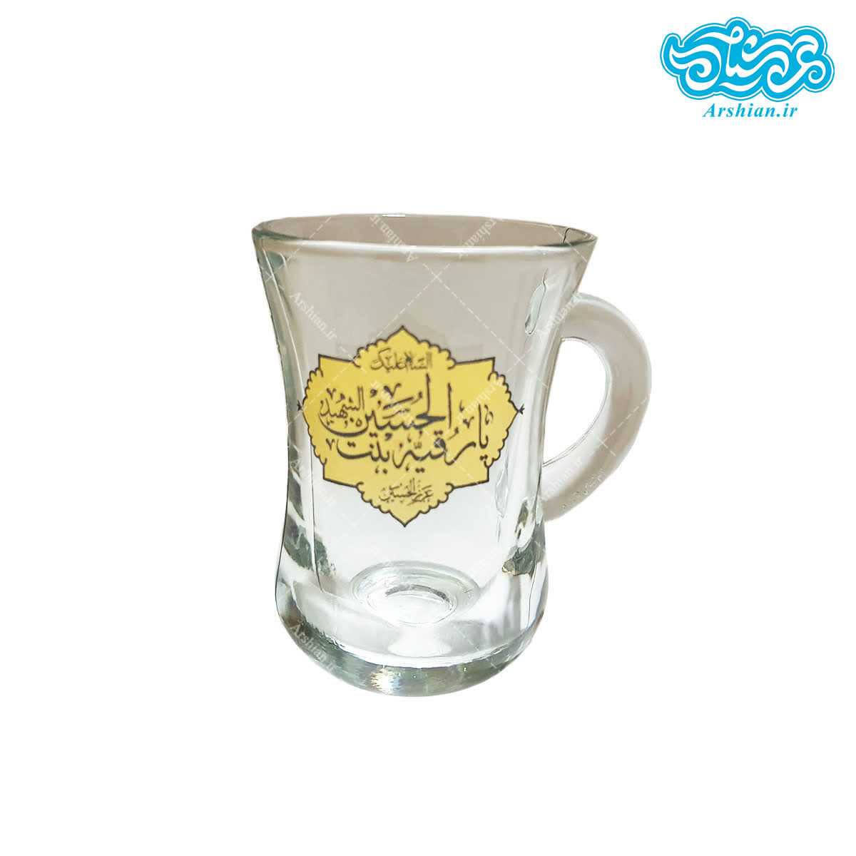 استکان دسته دار گلجام باطرح یارقیه بنت الحسین