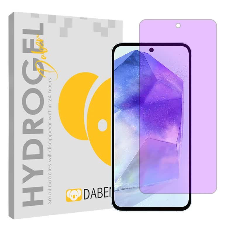 گلس ضداشعه بنفش سامسونگ Galaxy A55 5G مدل هیدروژلی خودترمیم