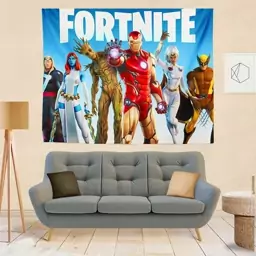 بک دراپ یا پوستر پارچه ای FORTNITE کد VM7-180