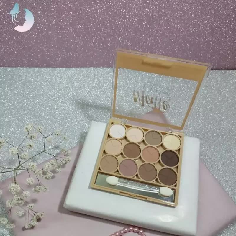 سایه دوازده رنگ matte از برند dodo girl