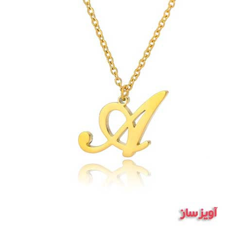 گردنبند حرف انگلیسی A کد 102513